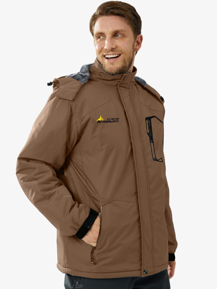 AlpineShield | Stylish Waterproof Men's Ski Jacket for Winter Sports 13