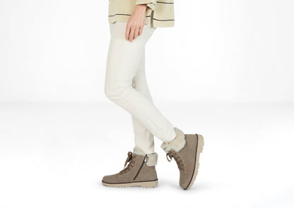 AlpineStella | Cozy Water-Repellant Stylish Hiking Boots for Women 1