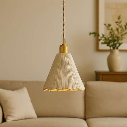 Rustic Concrete Pendant Light for Modern Home Decor - Lusomart