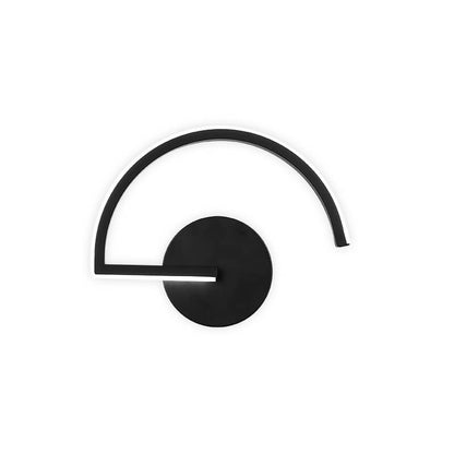 AluGlow – Contemporary LED Wall Lamp with Curved Aluminium 4