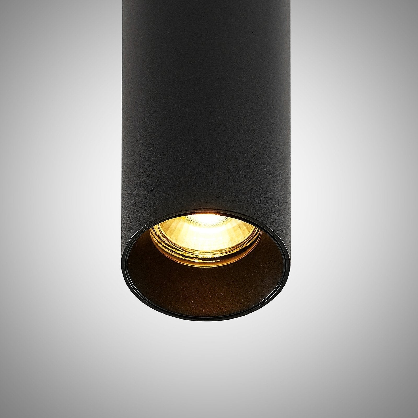 AluminaGlow | Modern Black Aluminum Pendant Light for Kitchen Island 2