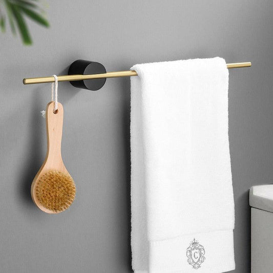 Stylish Wall Mount Stainless Steel Towel Rack Holder - Lusomart