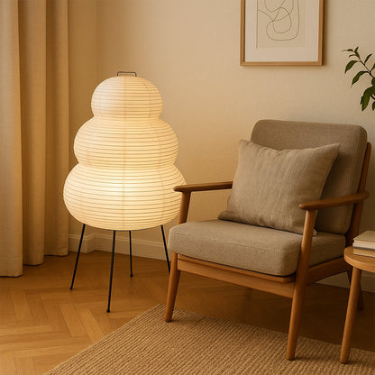Alvora | Contemporary Rice Paper Table Lamp 1