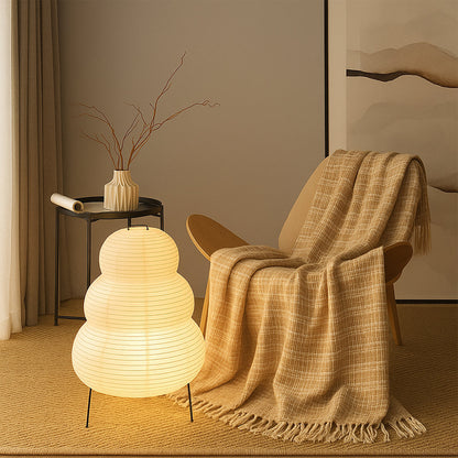 Alvora | Contemporary Rice Paper Table Lamp 3