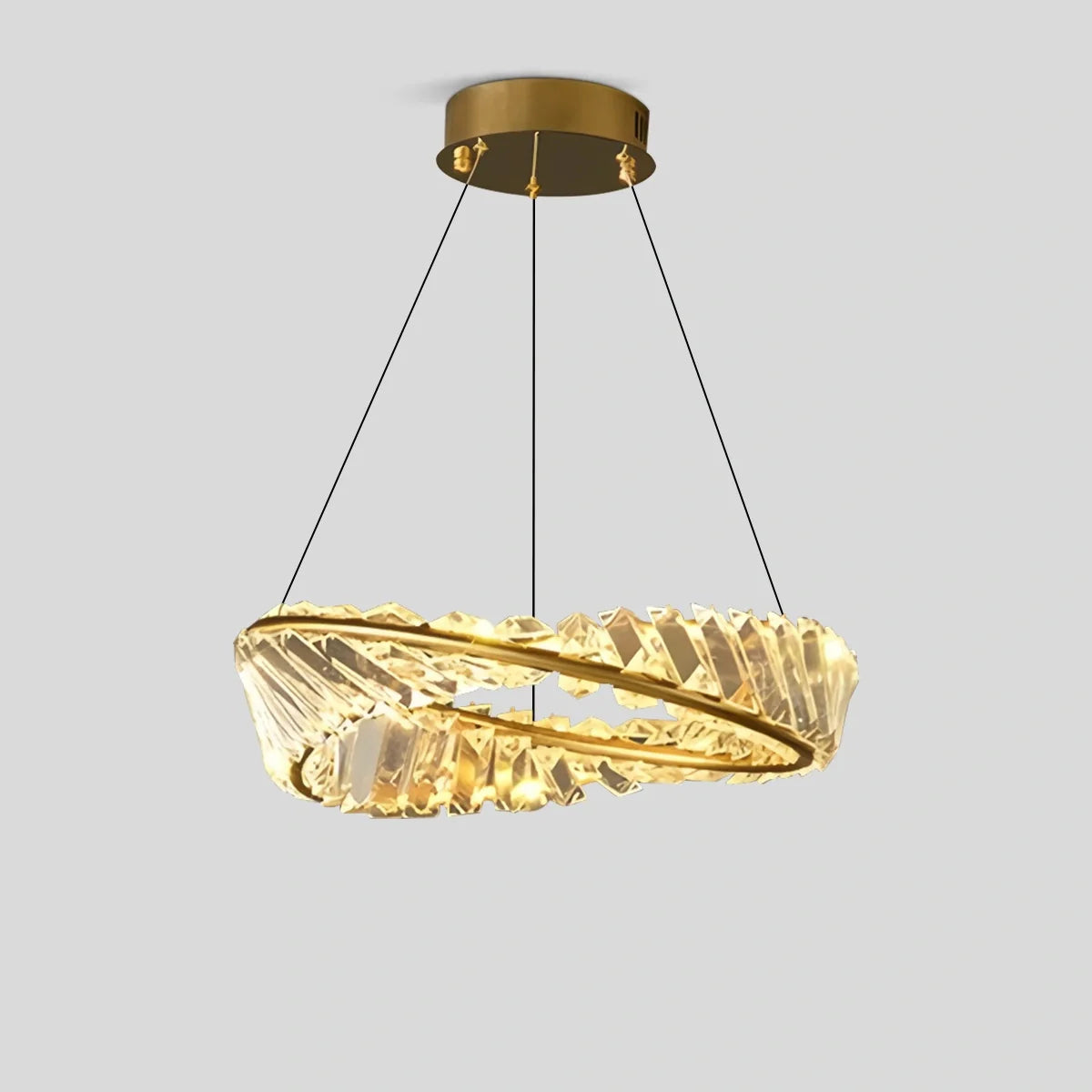 Sleek Modern Pendant Light with Brushed Metal Finish - Lusomart