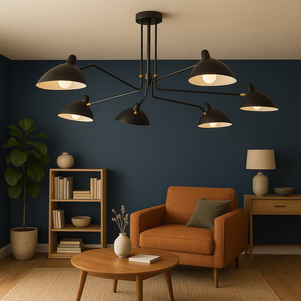 Ambilux | Contemporary Serge Mouille Ceiling Light for Modern Interiors 3
