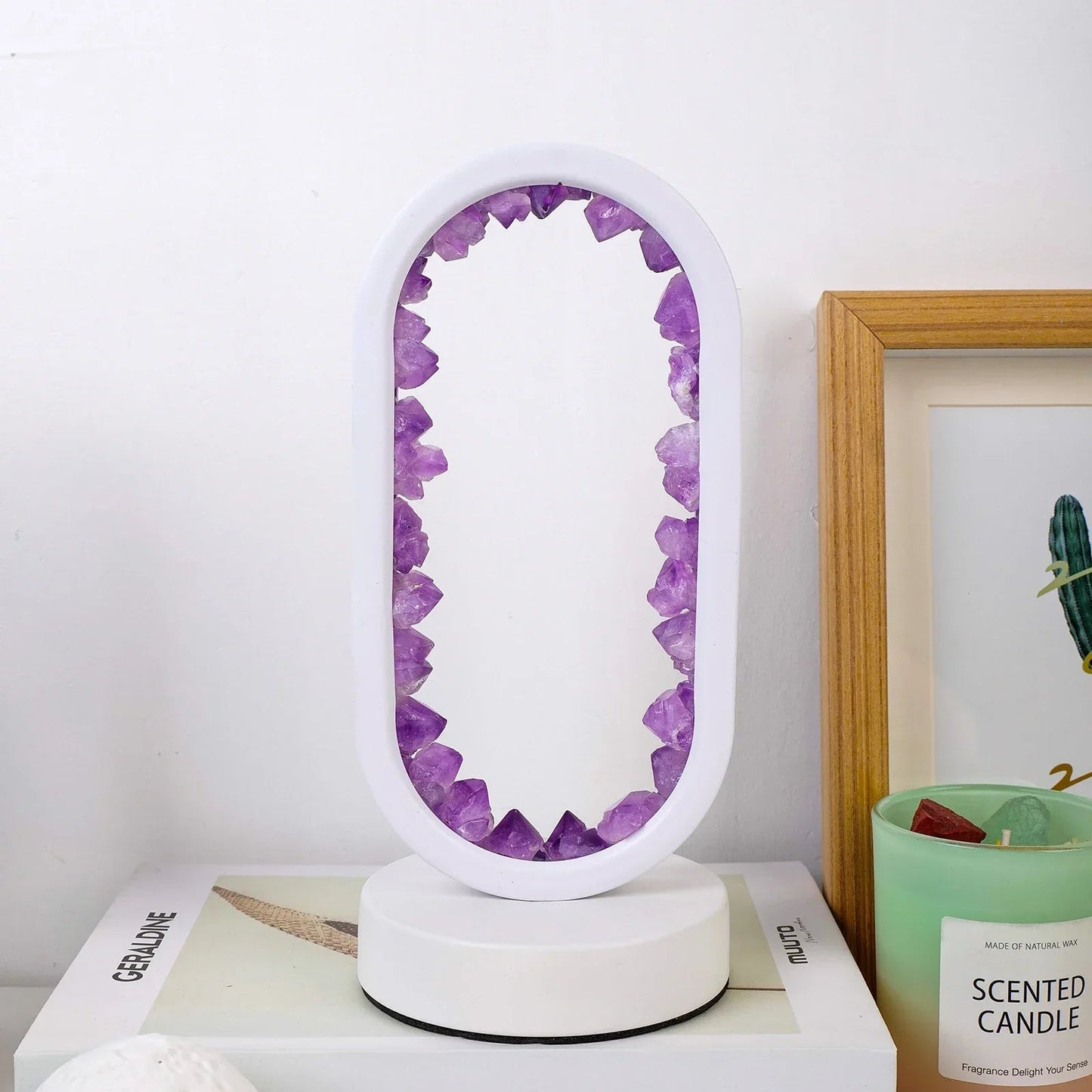 AmethystGlow | Crystal Serenity Lamp – Elegant Natural Glow for Relaxing Environments 9