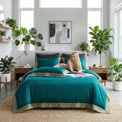 Luxurious Soft Cotton Bedding Set For Home Decor