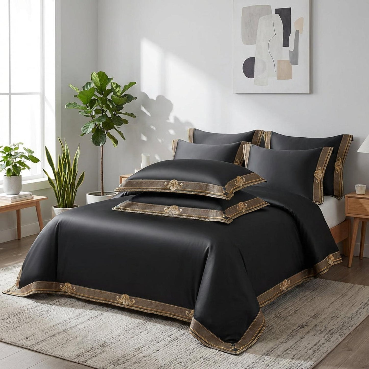 Luxurious Soft Cotton Bedding Set For Home Decor
