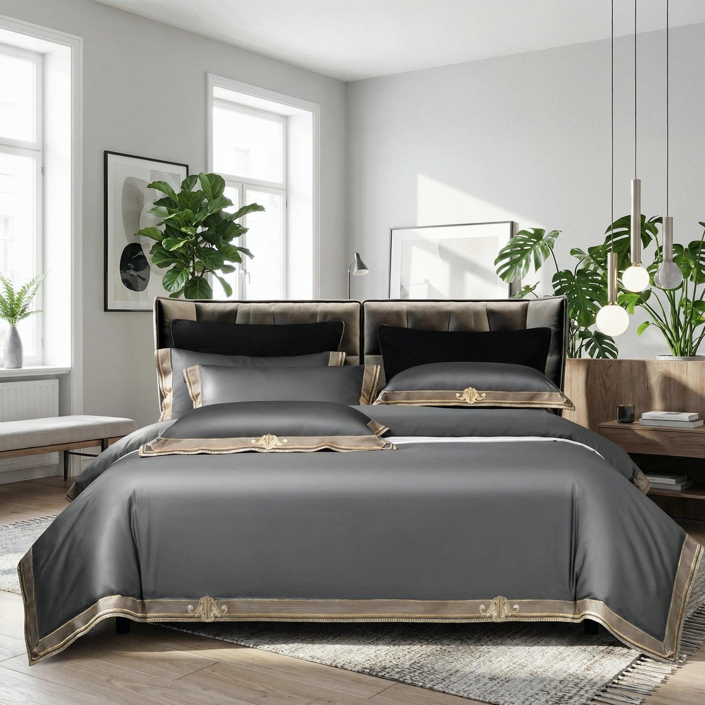Luxurious Soft Cotton Bedding Set For Home Decor