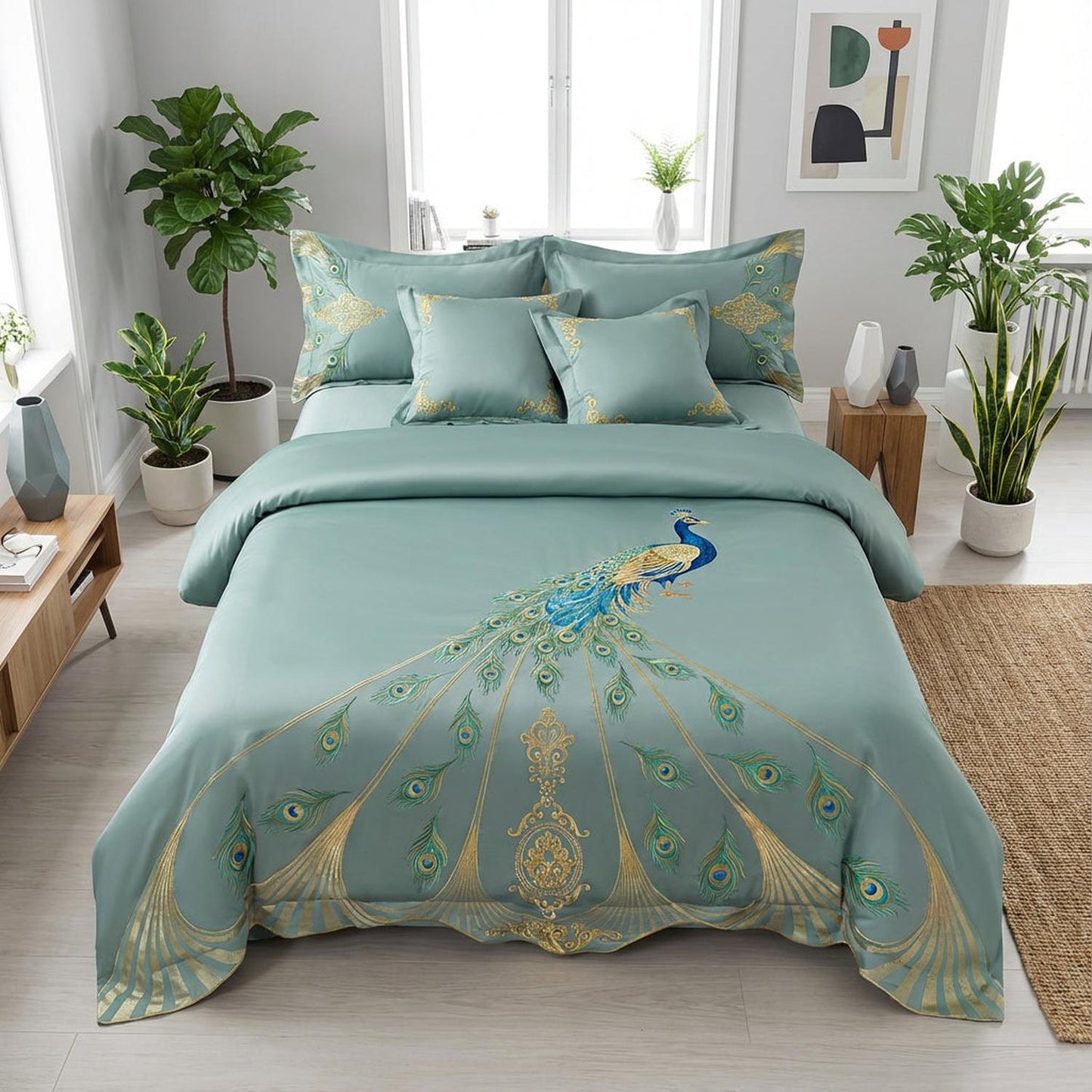 Luxurious Plush King Size Bedding Comforter Set