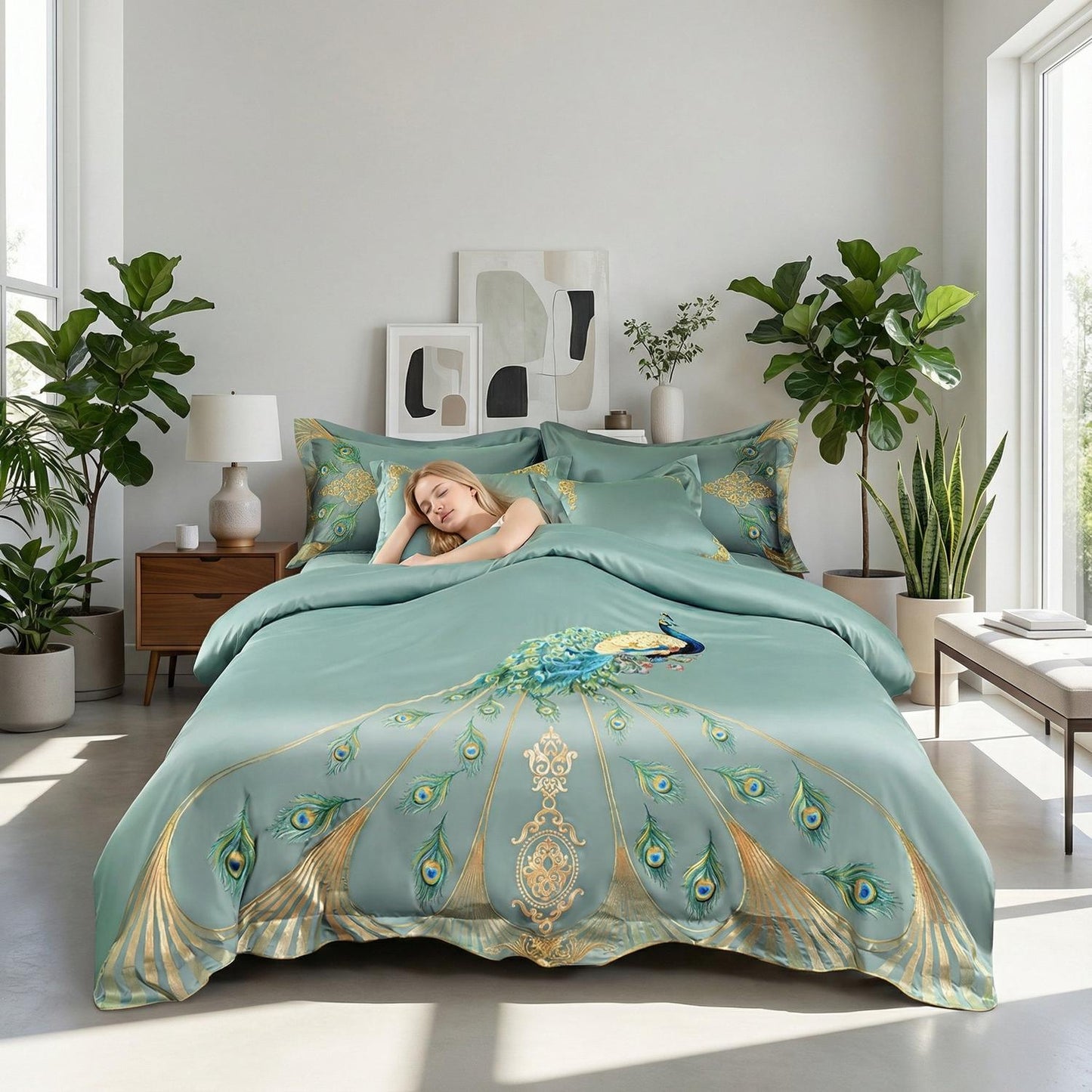 Luxurious Plush King Size Bedding Comforter Set