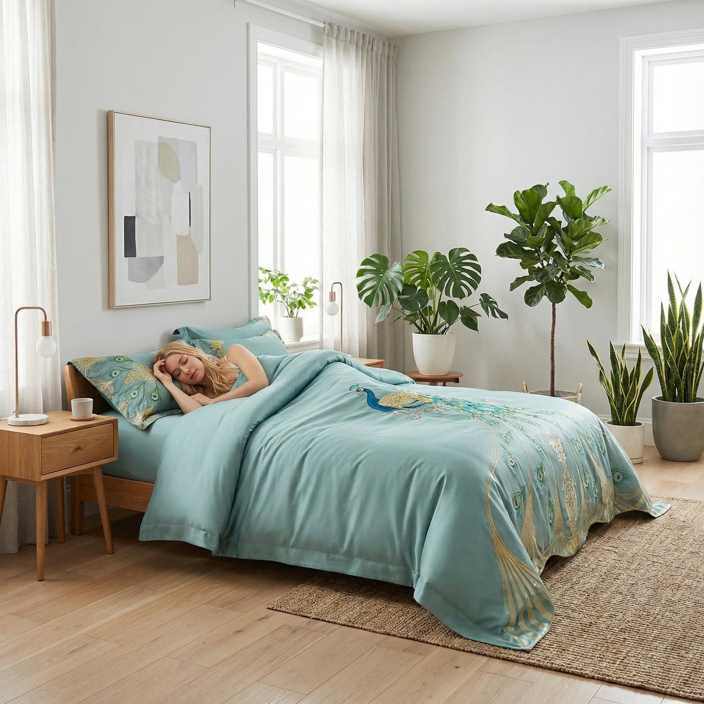 Luxurious Plush King Size Bedding Comforter Set