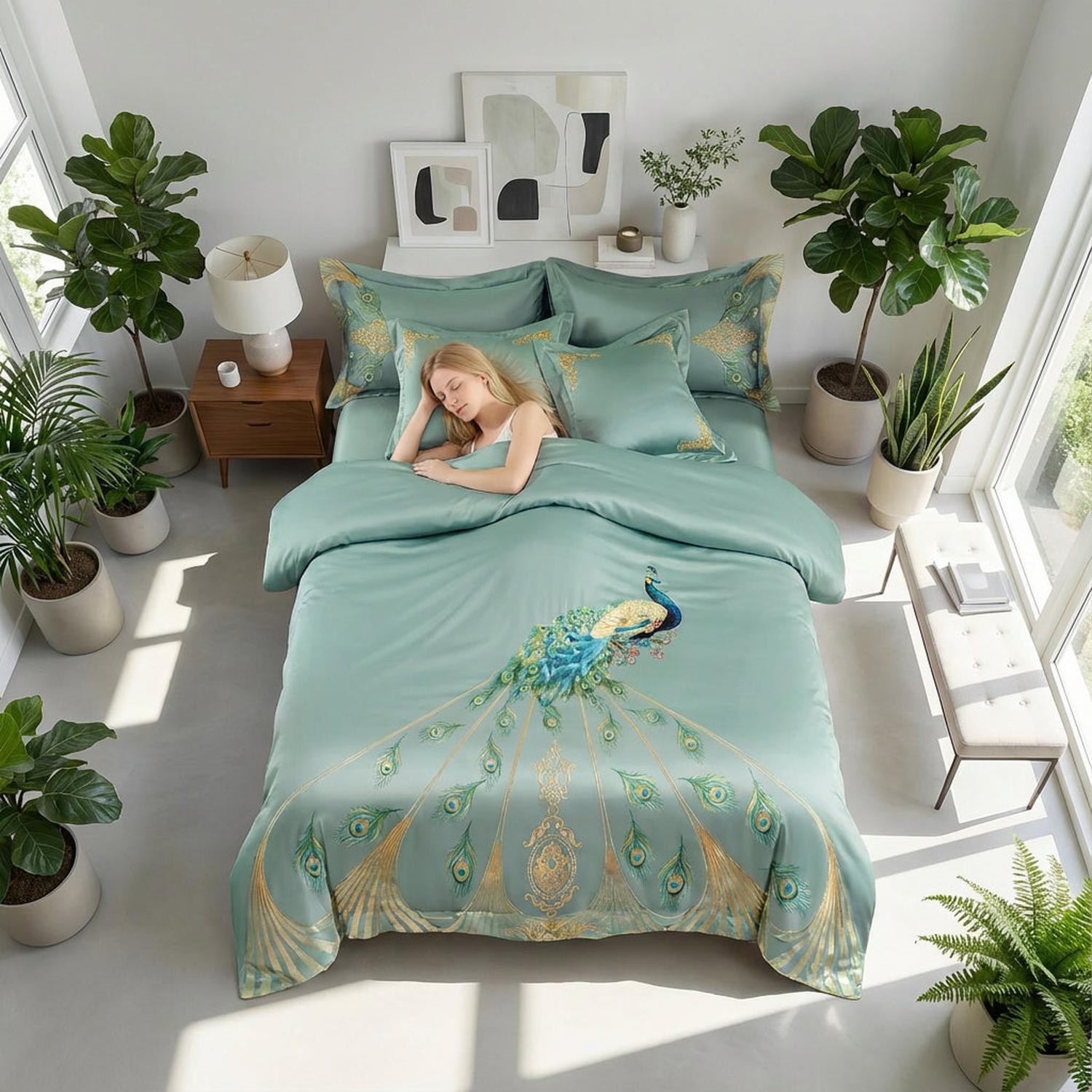 Luxurious Plush King Size Bedding Comforter Set - Lusomart