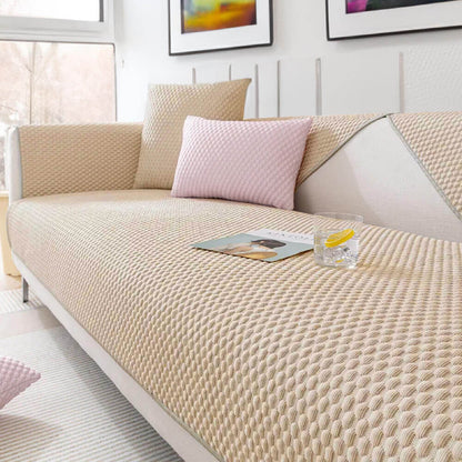 Waterproof Sectional Sofa Cover with Breathable Fabric