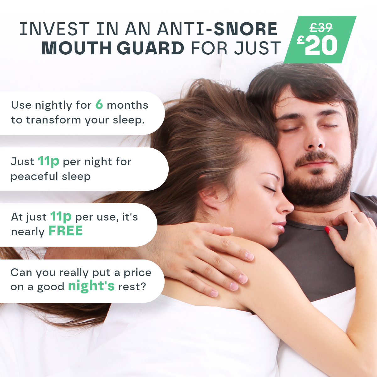 Anti Snore Mouthpiece For Teeth Grinding Relief