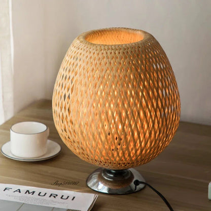 Natural Bamboo Desk Light
