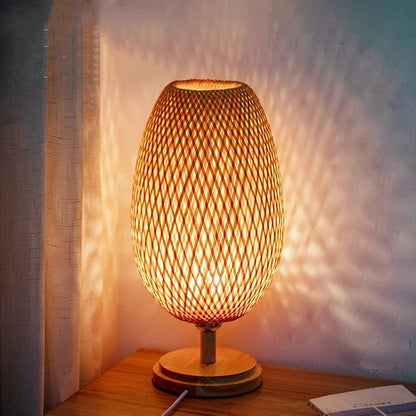 Natural Bamboo Desk Light