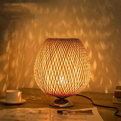 Natural Bamboo Desk Light
