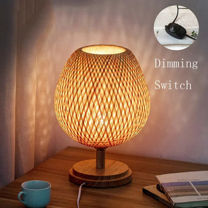 Natural Bamboo Desk Light