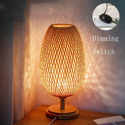 Natural Bamboo Desk Light