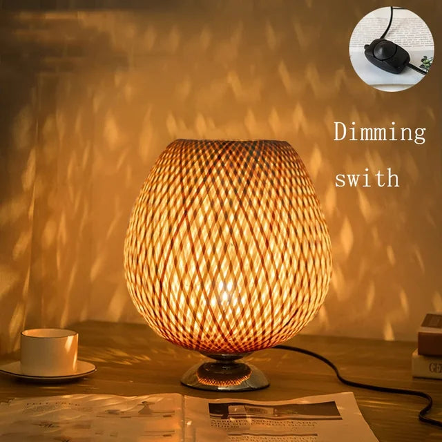 Natural Bamboo Desk Light