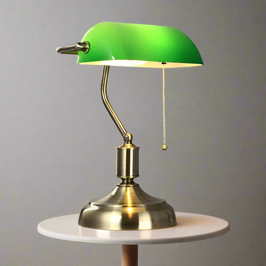 Vintage Style Glass Table Lamp for Traditional Homes - Lusomart