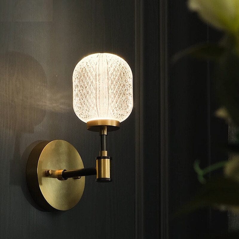 Classic Sparkling Glass Wall Light - Lusomart