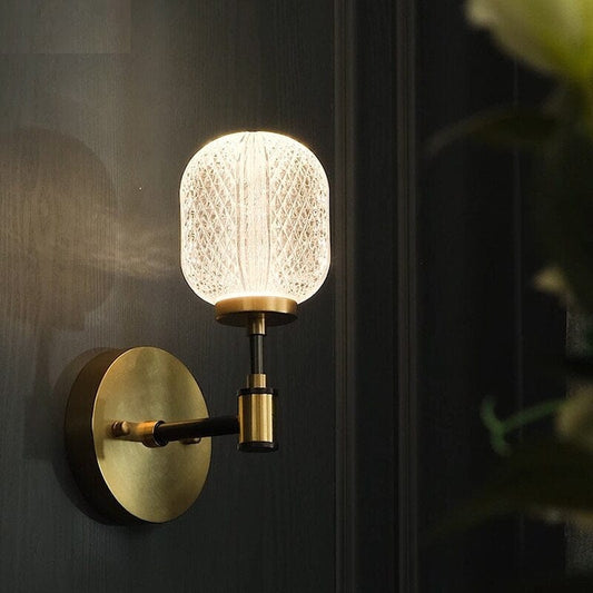 Classic Sparkling Glass Wall Light - Lusomart