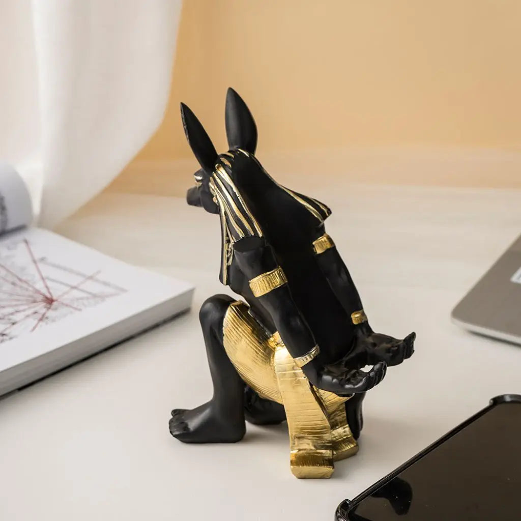 Anubis Egyptian Wine Bottle Holder Inovessa