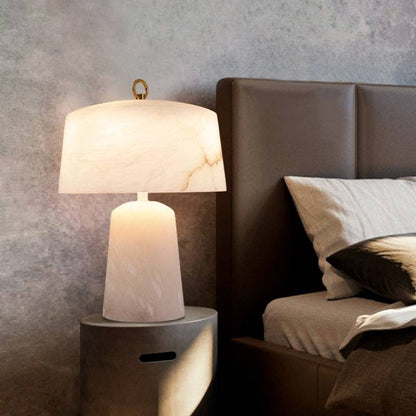 White Bedside Table Lamp For Classic Home Decor - Lusomart