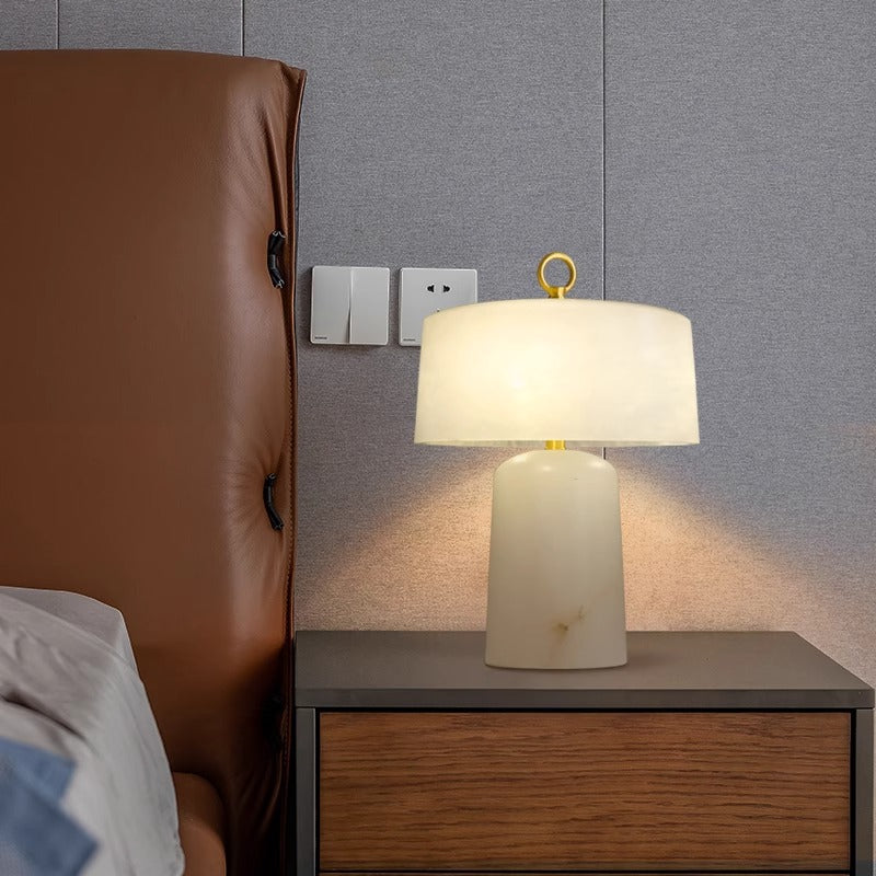 White Bedside Table Lamp For Classic Home Decor