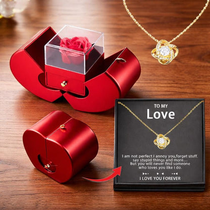 Beautiful Floral Wooden Jewelry Box - Lusomart