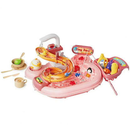 Fun Kids Water Play Kitchen Set - Lusomart
