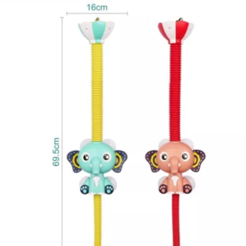 AquaEllo – Elephant baby shower sprinkler with soft water jet and suction cup 4