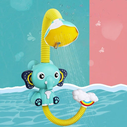 AquaEllo – Elephant baby shower sprinkler with soft water jet and suction cup 5