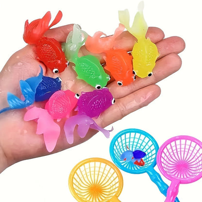 Fun Rubber Bath Toys Set for Kids 12 Piece - Lusomart