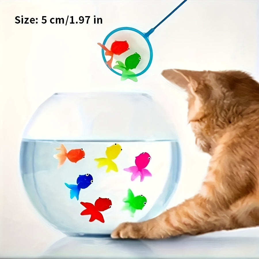 AquaFin | Floating Rubber Fish Bath Toy Set – 12-Pack for Toddlers 2