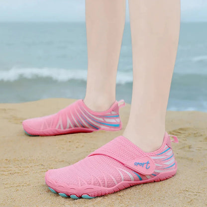 AquaFlex | Comfortable Lightweight Swim Shoes for Women with Velcro 4