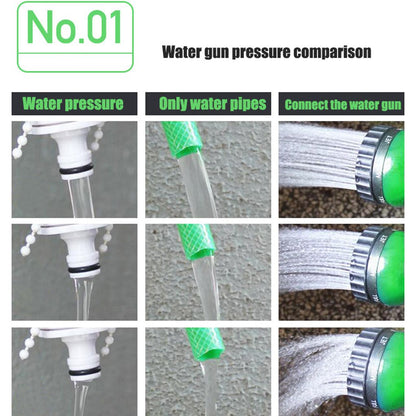 AquaFlex | Lightweight Expandable Garden Hose Set with Spray Gun 4