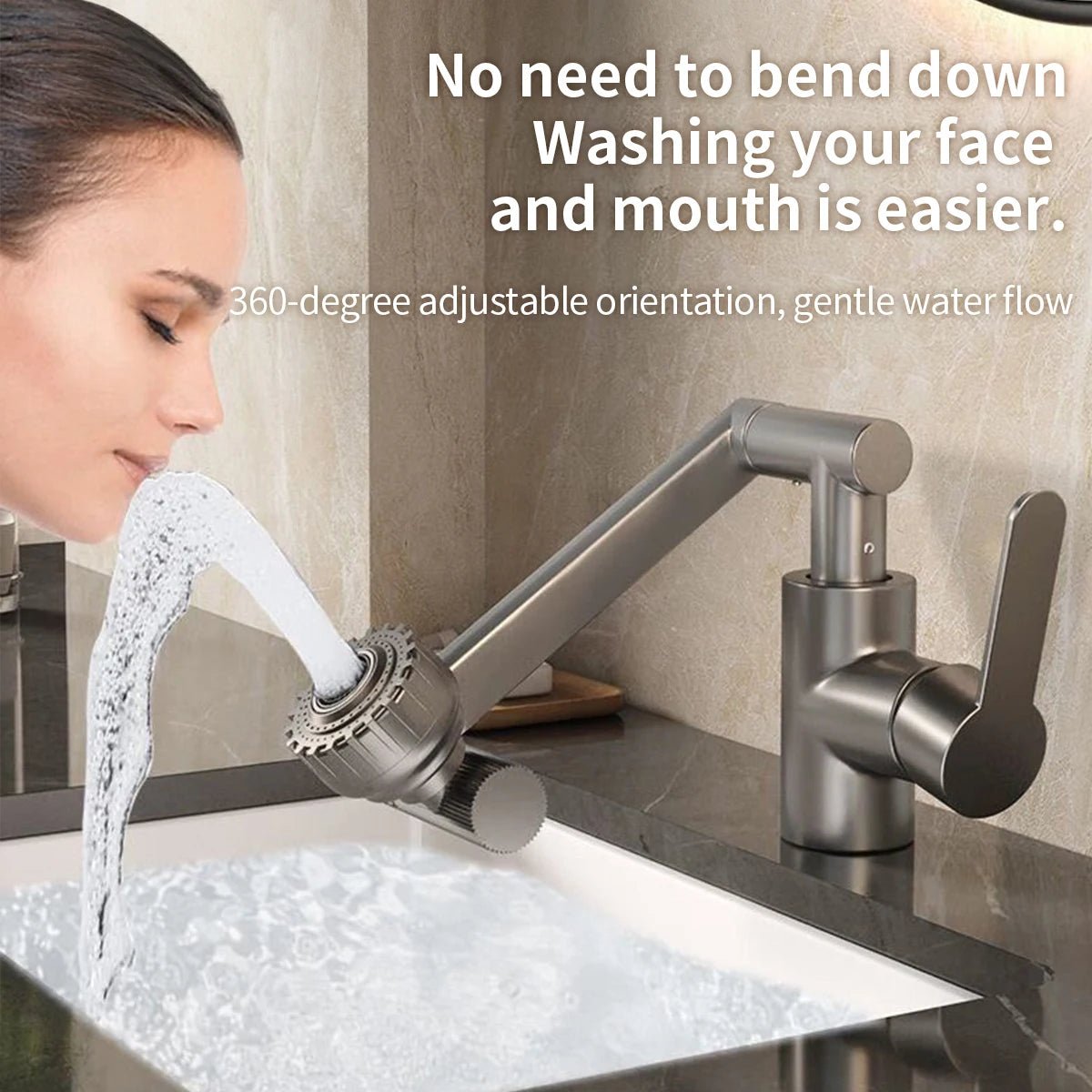 AquaFlex | Versatile Adjustable Robotic Arm Kitchen Faucet 5