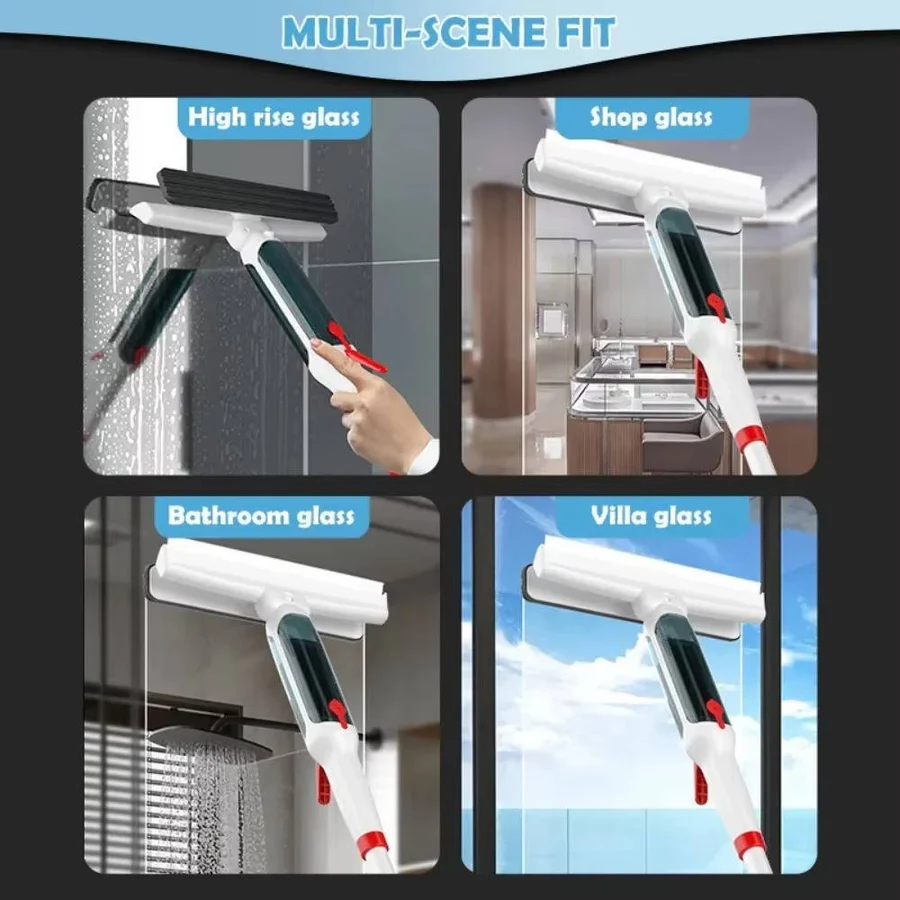 AquaGlide | Efficient Telescopic Window Cleaner for Streak-Free Shine 5