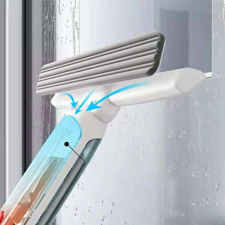 AquaGlide | Efficient Telescopic Window Cleaner for Streak-Free Shine 7