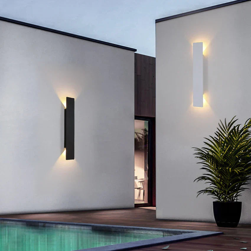 AquaGlow | Elegant Modern Waterproof LED Strip Wall Lamp 2