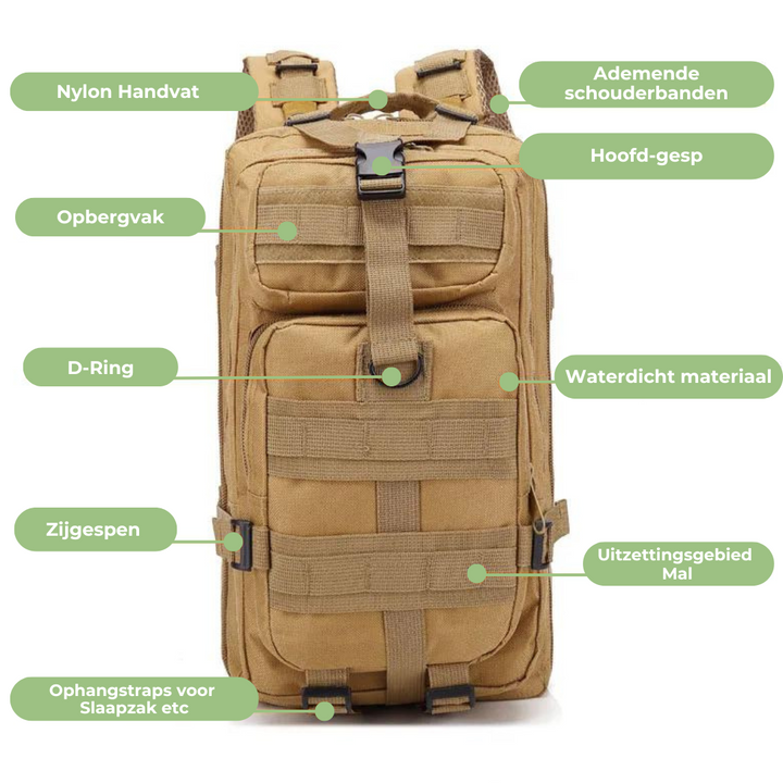 AquaGuard | Durable Spacious Waterproof Adventure Backpack 6