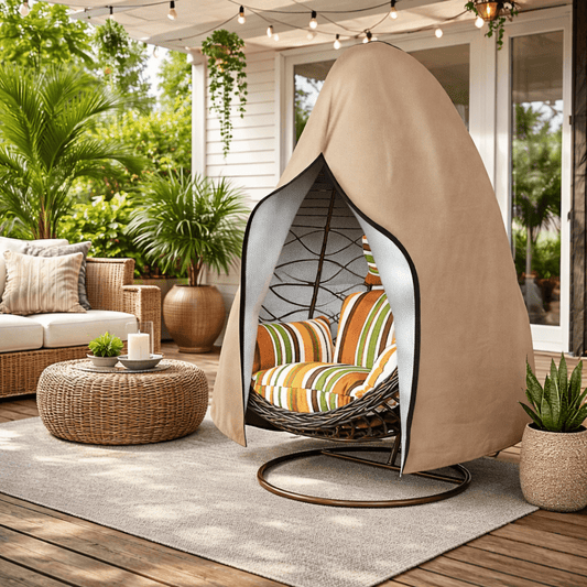 Waterproof Outdoor Double Egg Chair Protector Cover - Lusomart