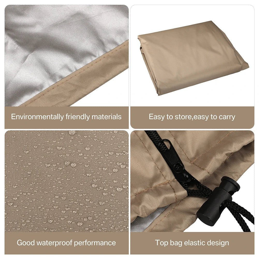 AquaGuard | Durable Waterproof Double Egg Chair Cover for All-Weather Protection 6