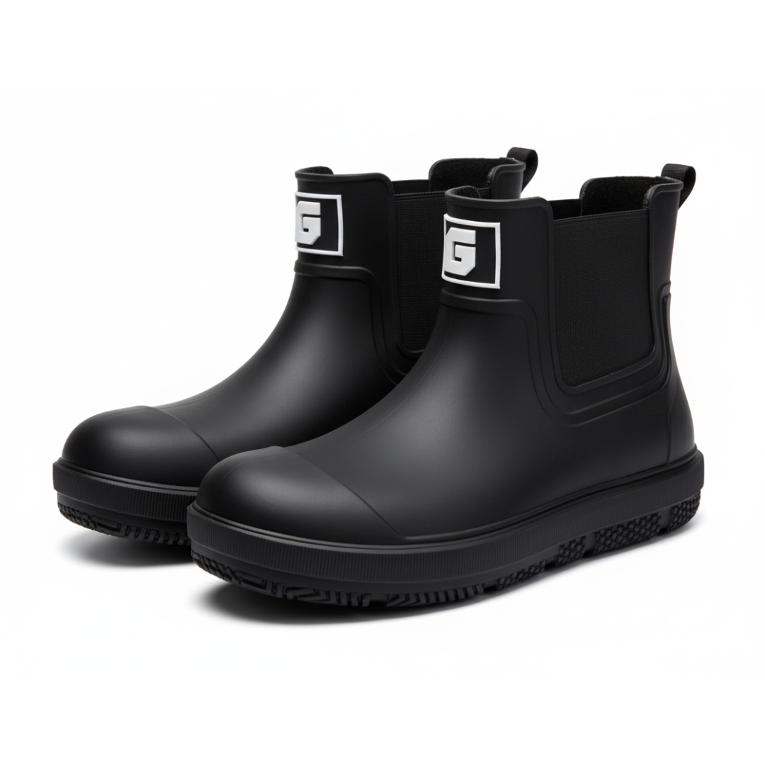 Waterproof Women's Rain Boots Comfortable Ankle Boots - Lusomart