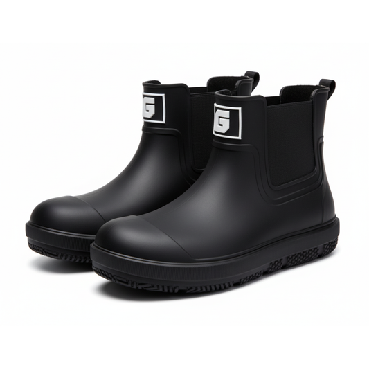 Waterproof Women's Rain Boots Comfortable Ankle Boots - Lusomart