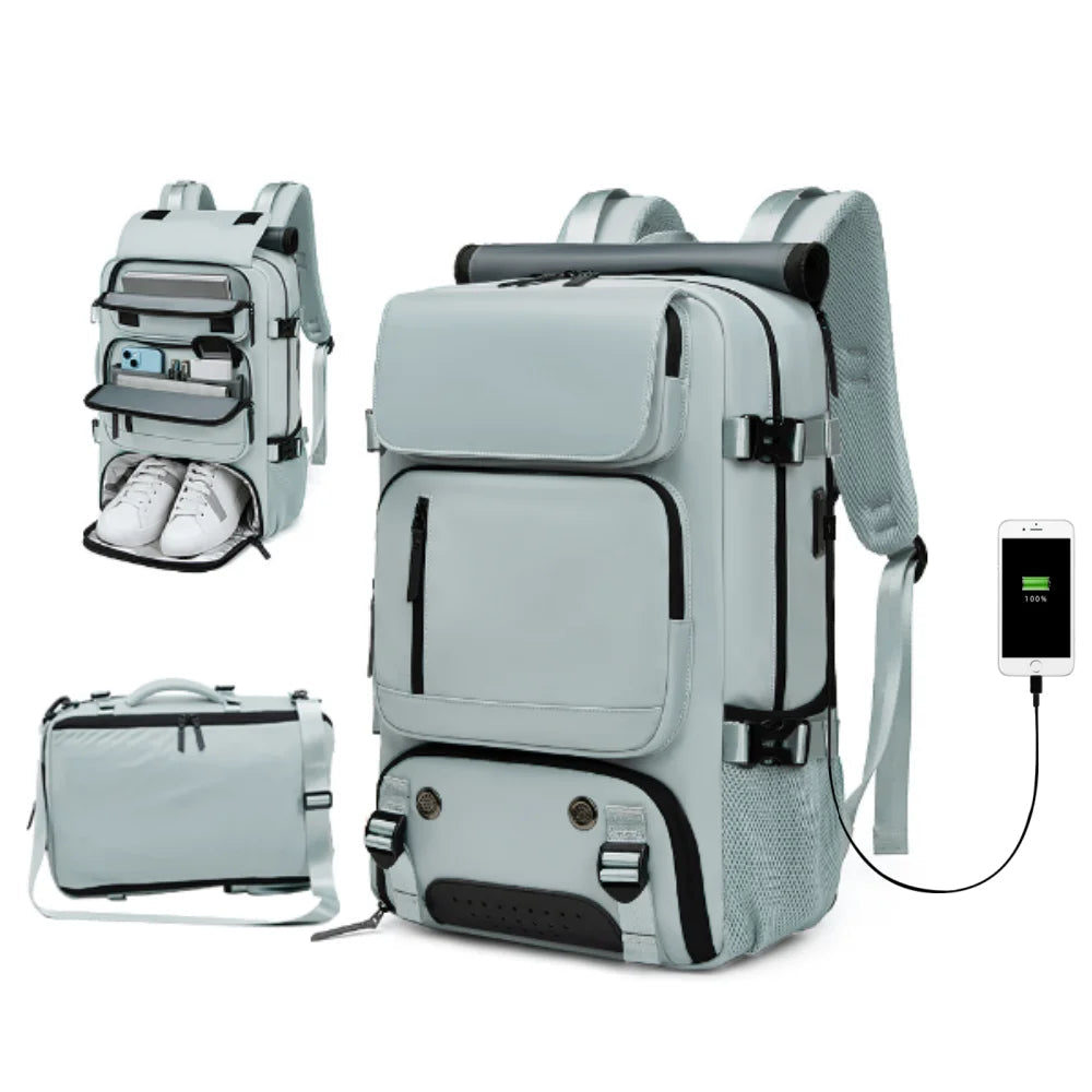AquaGuard | Versatile Waterproof Travel Backpack with USB Charging Port 2
